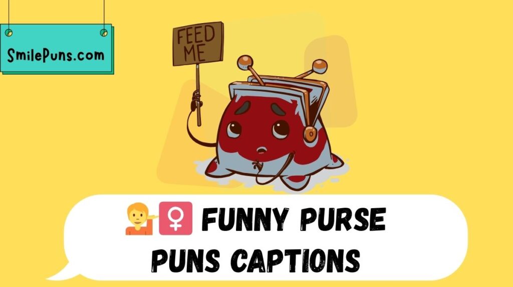 💁♀️ Funny Purse Puns Captions