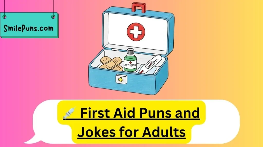 💉 First Aid Puns and Jokes for Adults