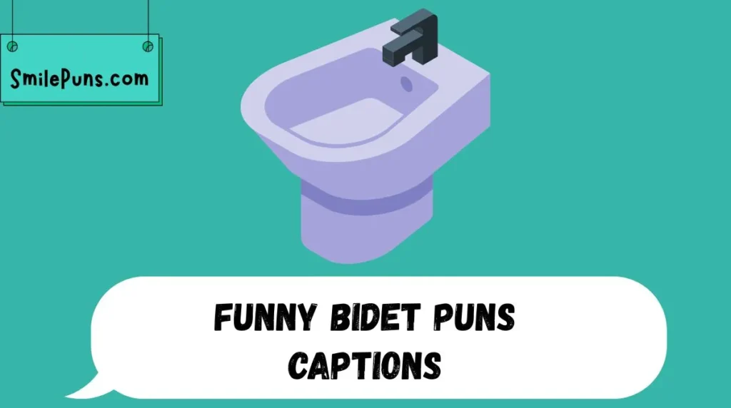 Funny Bidet Puns Captions