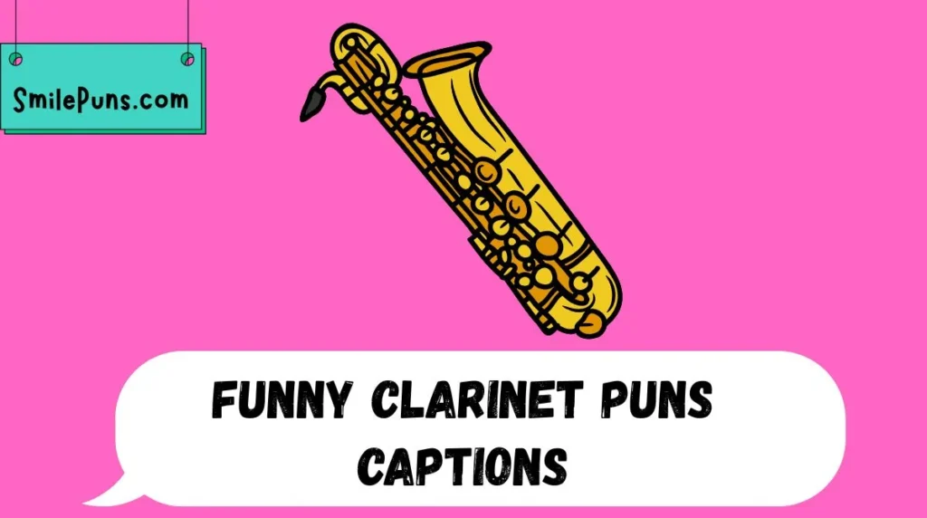 Funny Clarinet Puns Captions