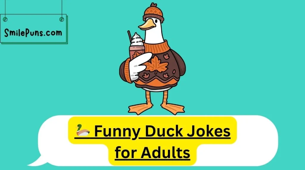 🦆 Funny Duck Jokes for Adults