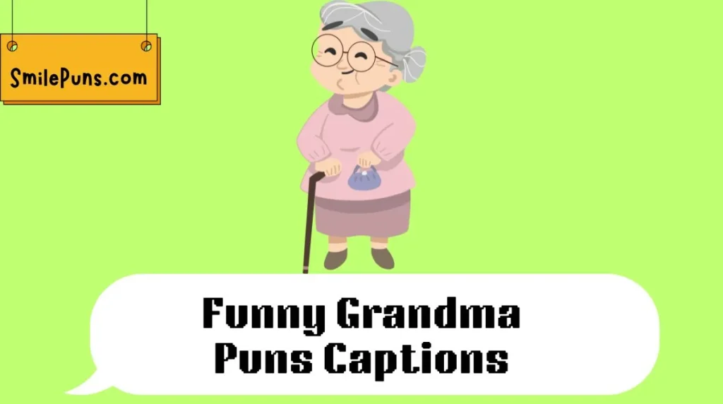 Funny Grandma Puns Captions