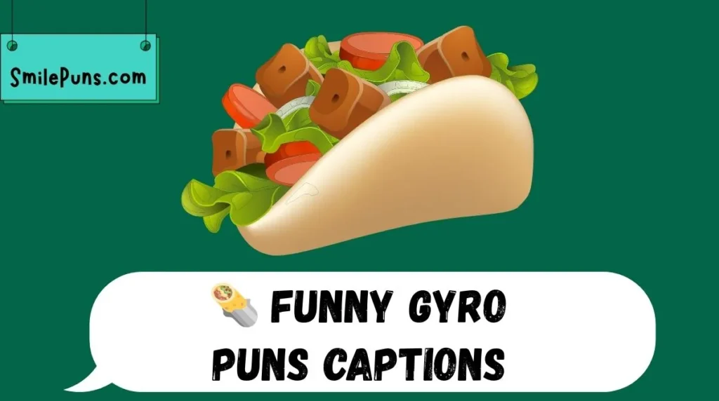 🌯 Funny Gyro Puns Captions