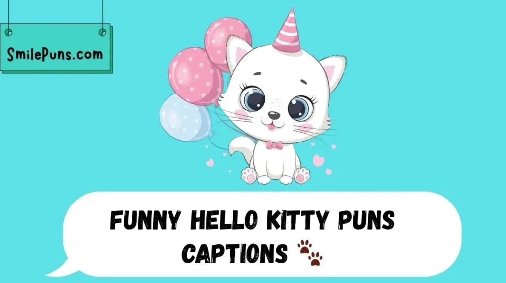 Funny Hello Kitty Puns Captions 🐾