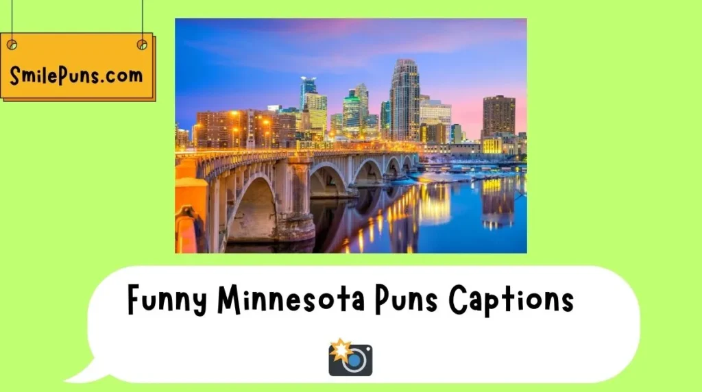 Funny Minnesota Puns Captions 📸