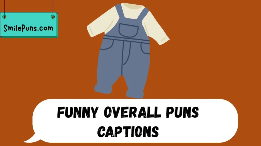 Funny Overall Puns Captions