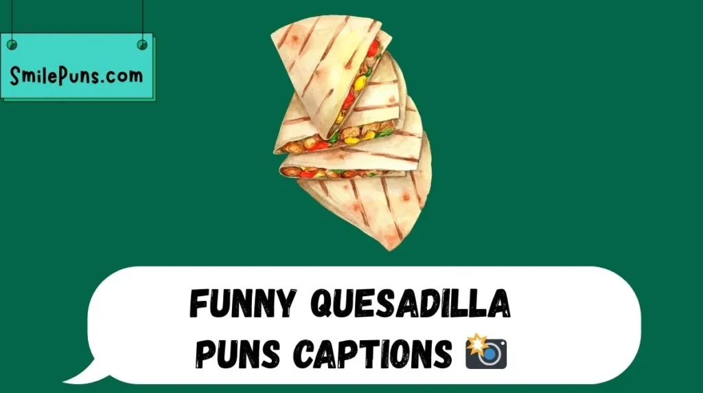 Funny Quesadilla Puns Captions 📸