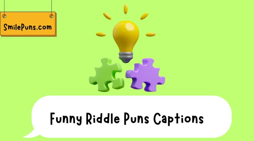 Funny Riddle Puns Captions