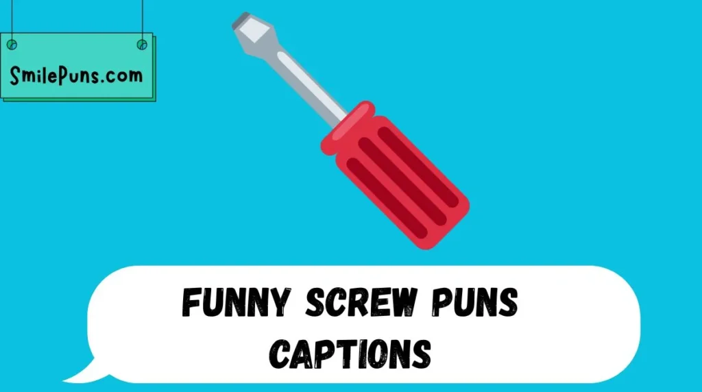 Funny Screw Puns Captions