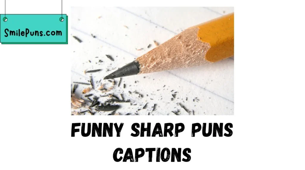 Funny Sharp Puns Captions