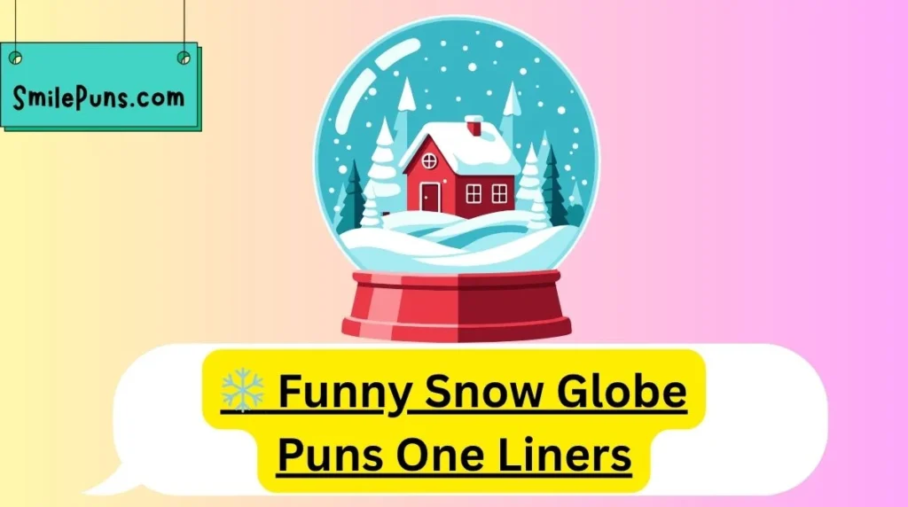 ❄️ Funny Snow Globe Puns One Liners