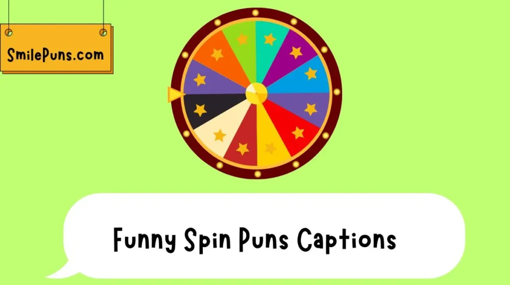 Funny Spin Puns Captions
