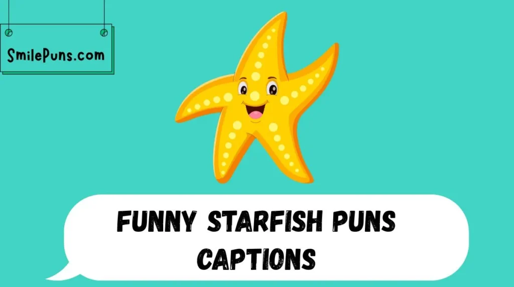 Funny Starfish Puns Captions