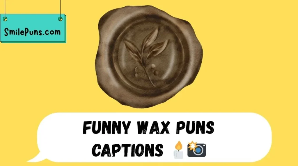 Funny Wax Puns Captions 🕯️📸