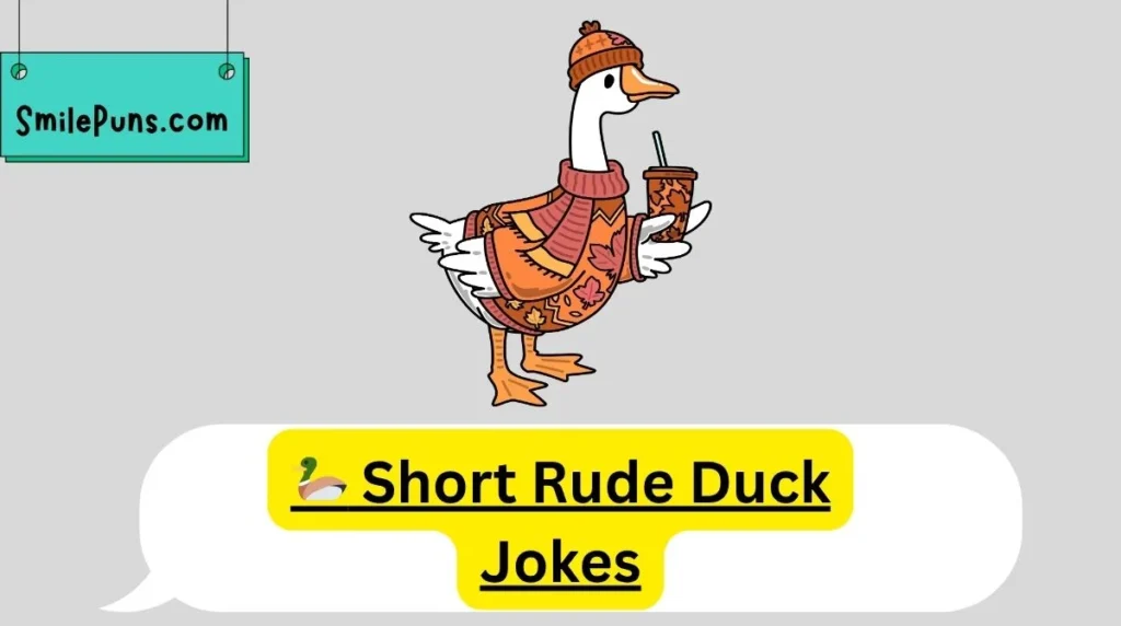 🦆 Short Rude Duck Jokes