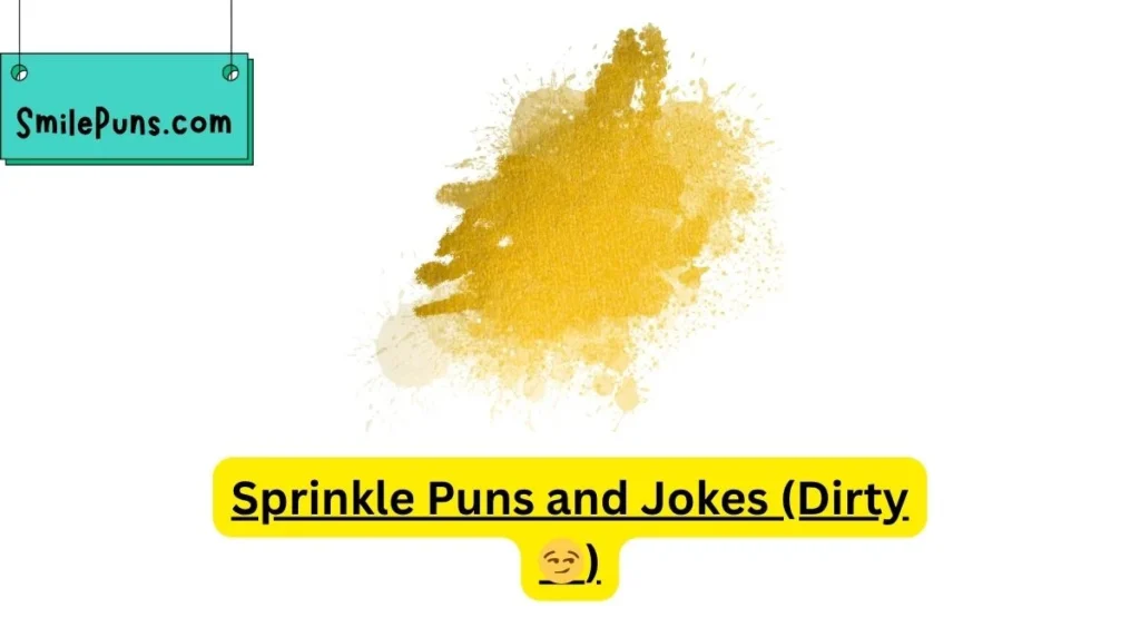 Sprinkle Puns and Jokes (Dirty š)