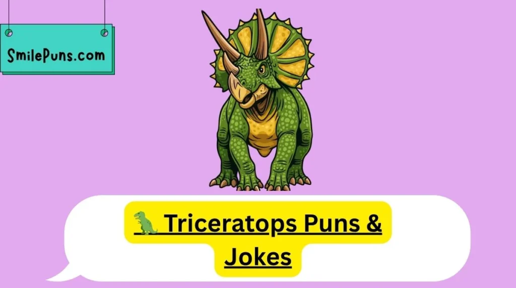 🦖 Triceratops Puns & Jokes