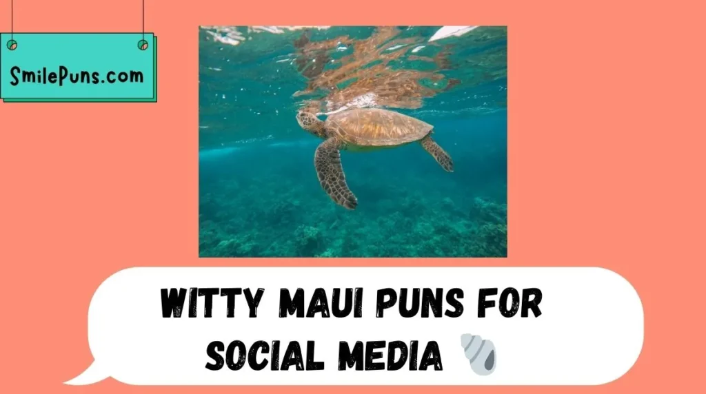 Witty Maui Puns for Social Media 🐚