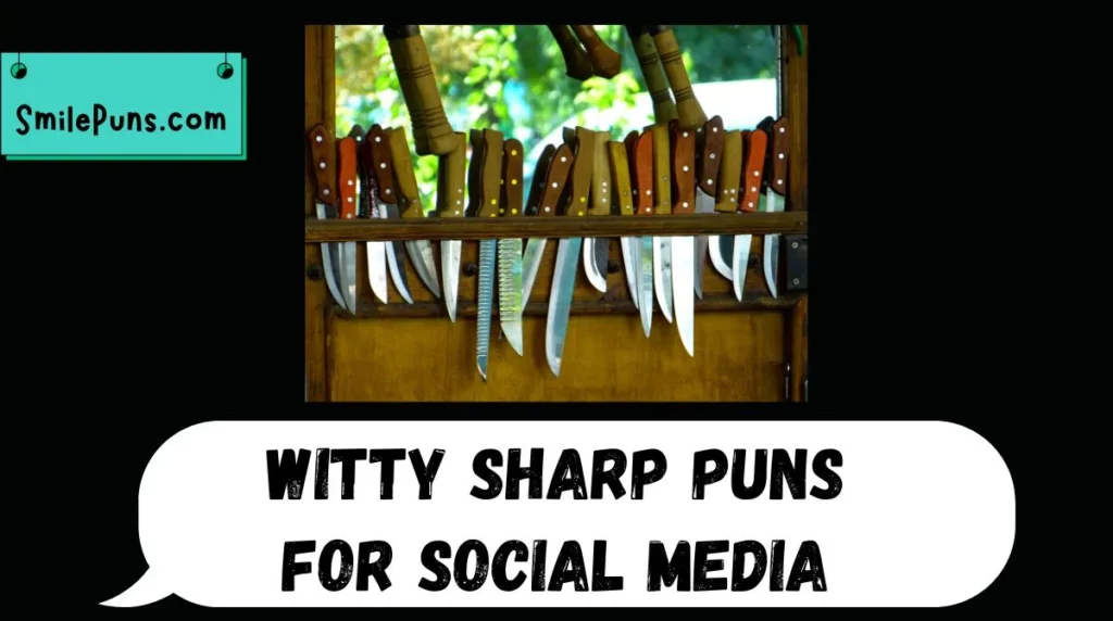 Witty Sharp Puns for Social Media