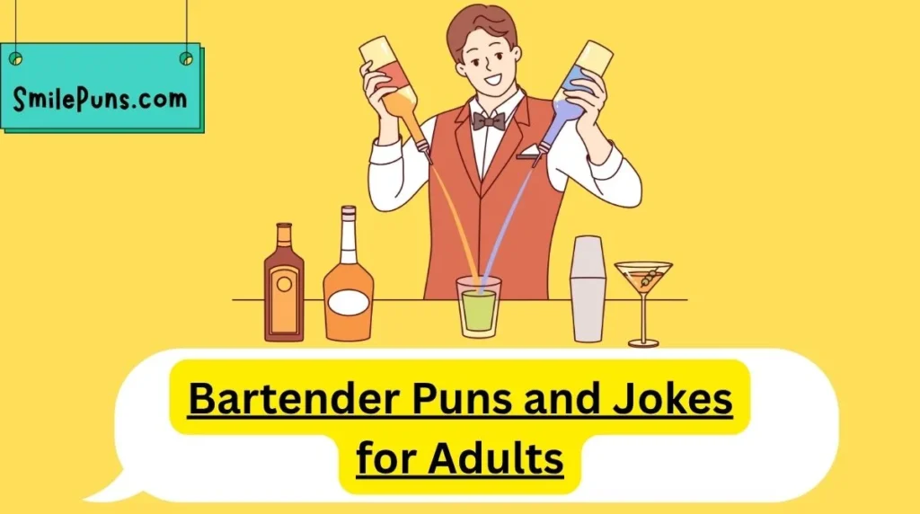 Bartender Puns and Jokes for Adults