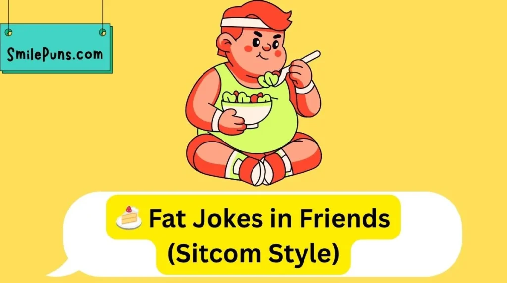🍰 Fat Jokes in Friends (Sitcom Style)