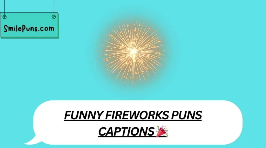 Funny Fireworks Puns Captions 🎉