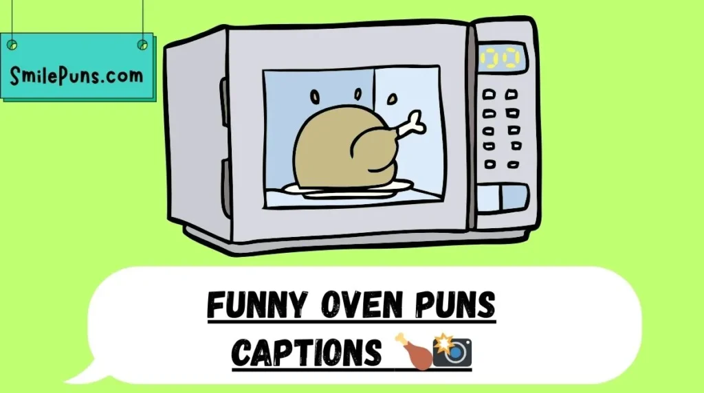 Funny Oven Puns Captions 🍗📸