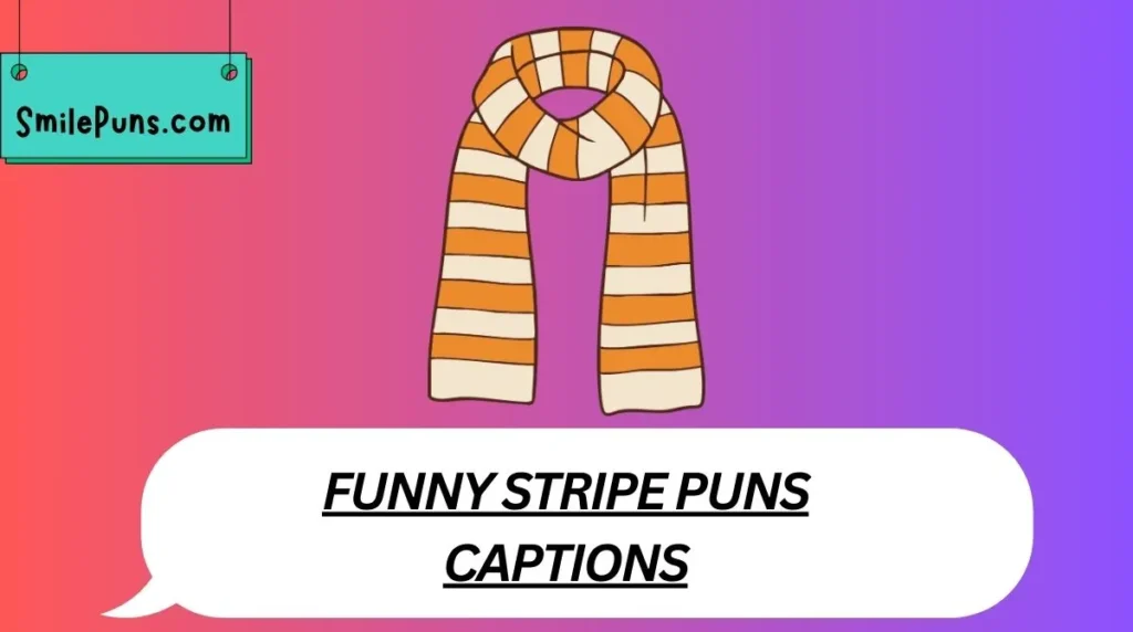 Funny Stripe Puns Captions