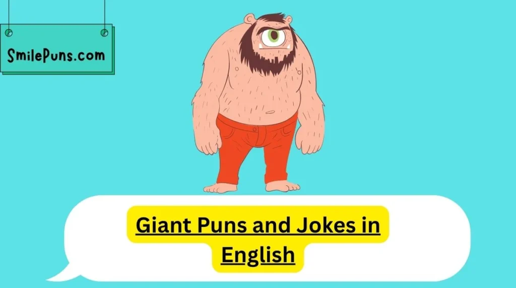Giant Puns and Jokes in English
