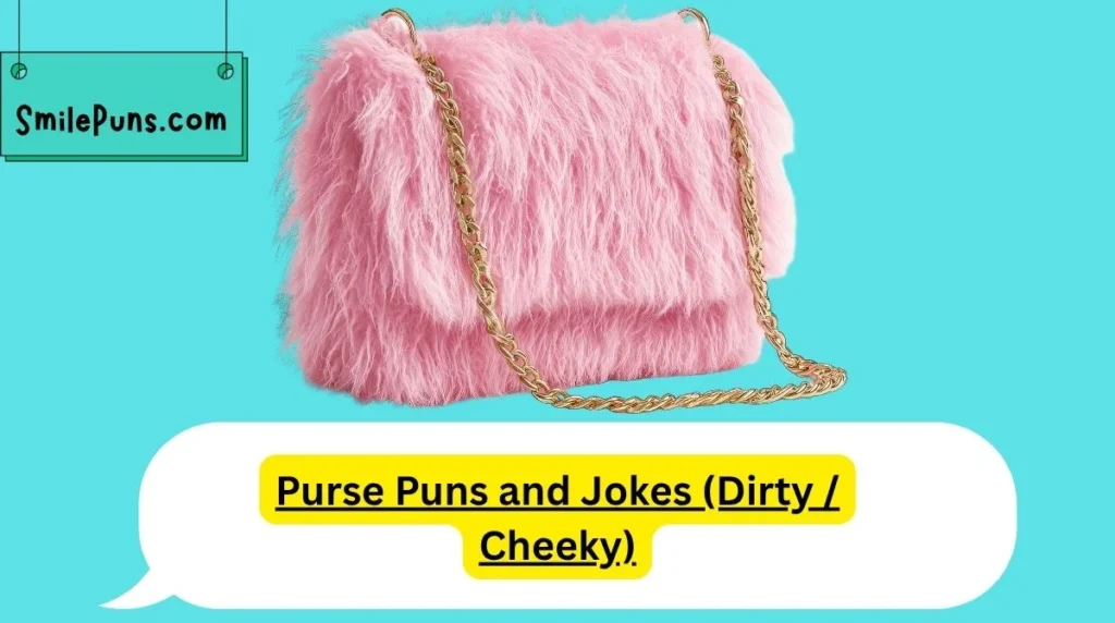Purse Puns and Jokes (Dirty / Cheeky)