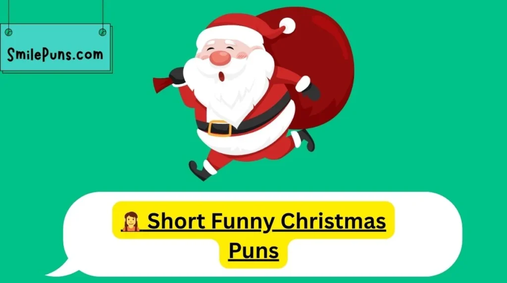 🧝 Short Funny Christmas Puns