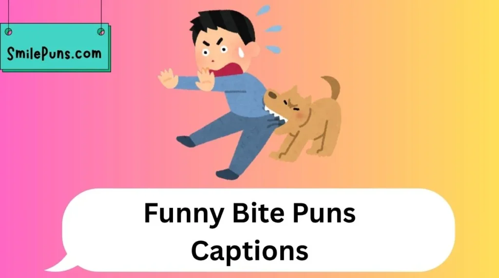Funny Bite Puns Captions