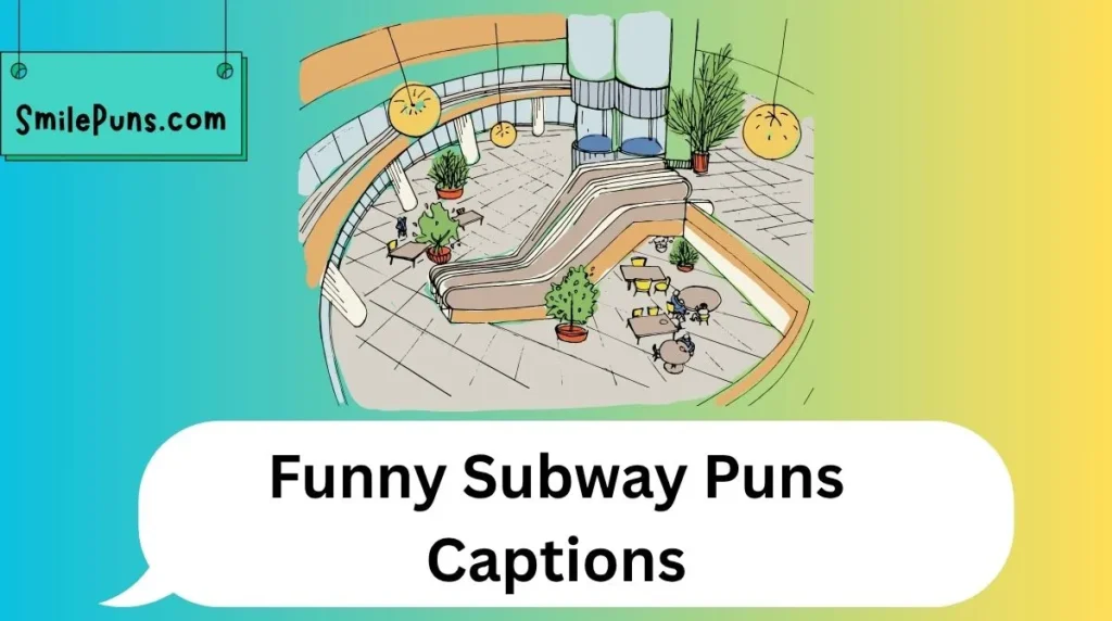 Funny Subway Puns Captions