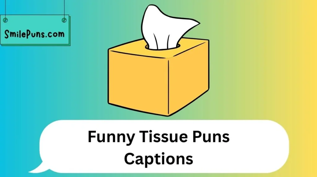 Funny Tissue Puns Captions