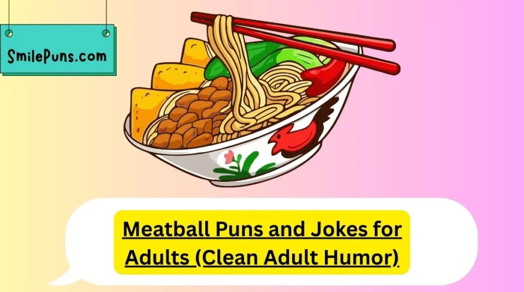 Meatball Puns and Jokes for Adults (Clean Adult Humor)