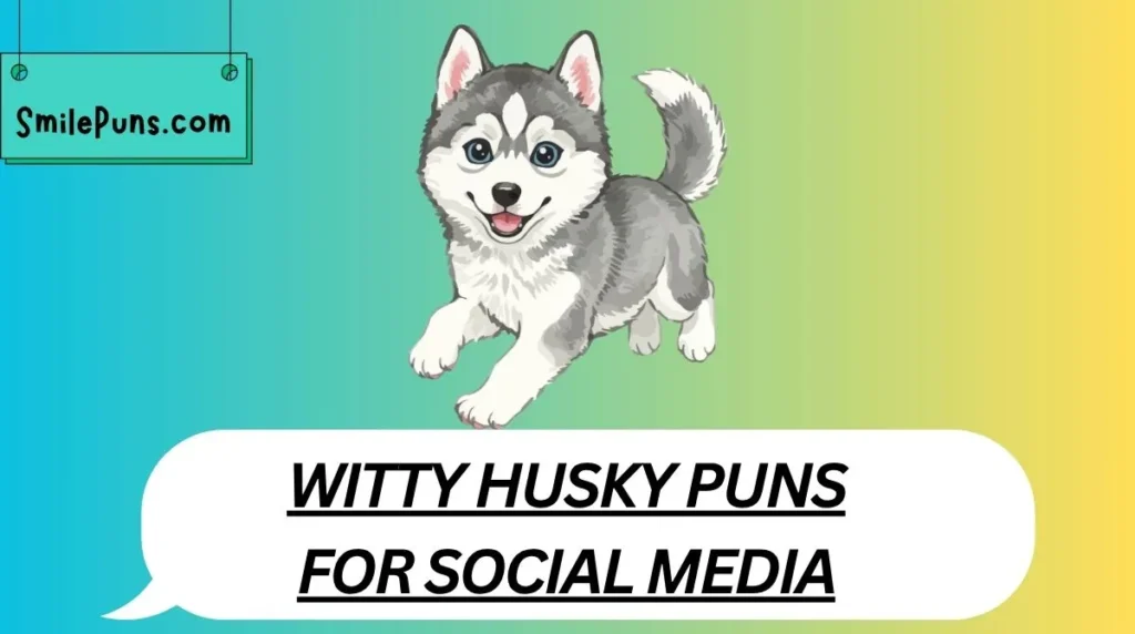 Witty Husky Puns for Social Media