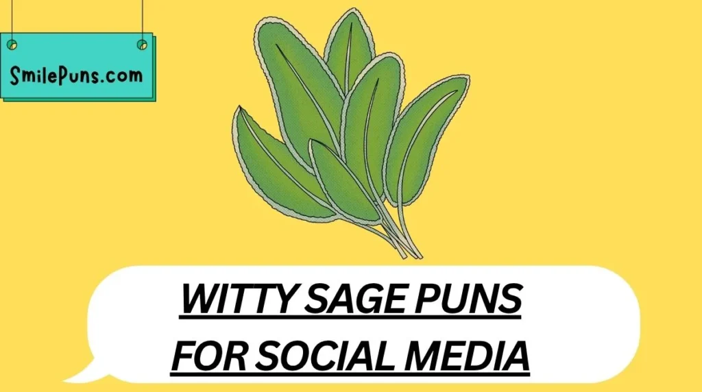 Witty Sage Puns for Social Media