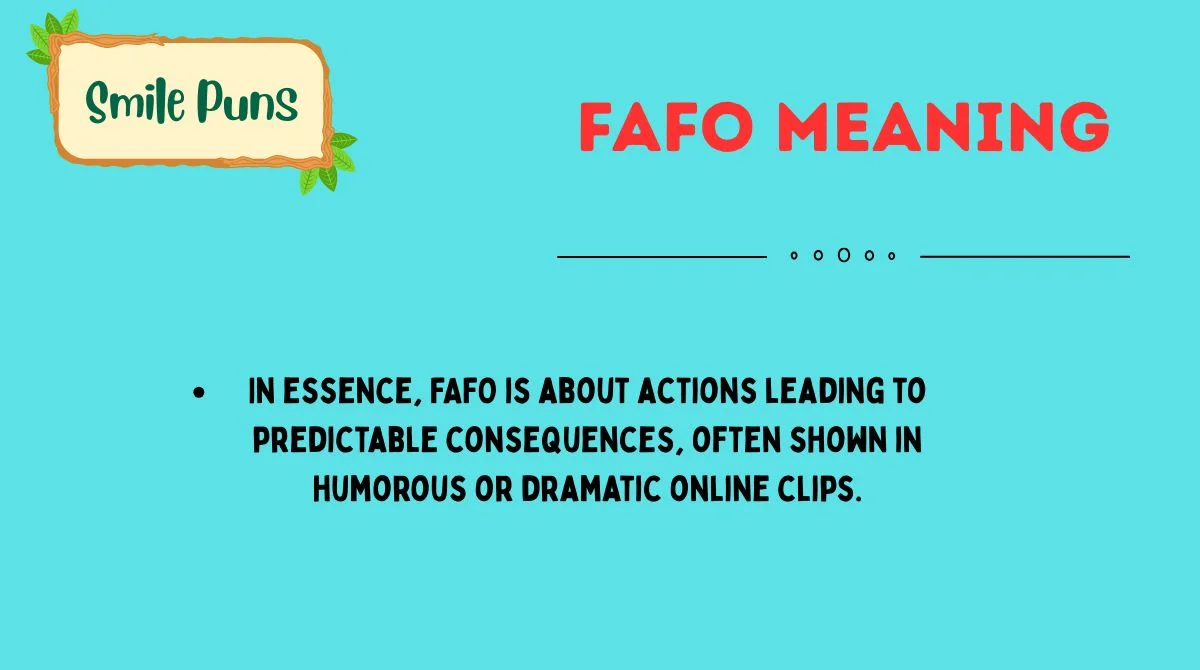 FAFO Meaning