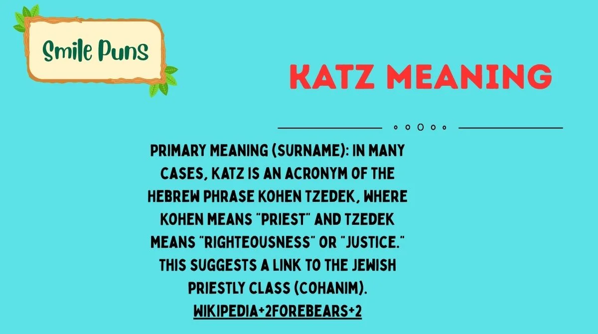 Katz Meaning