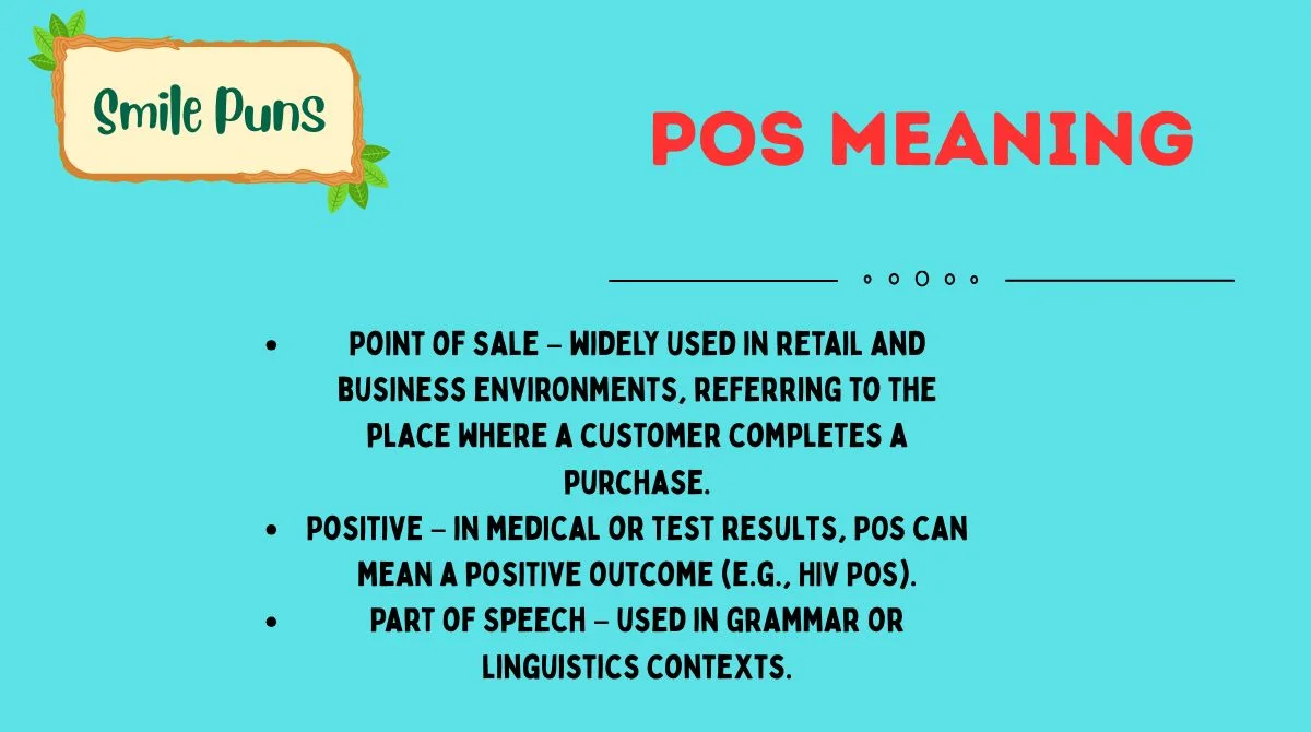 POS Meaning