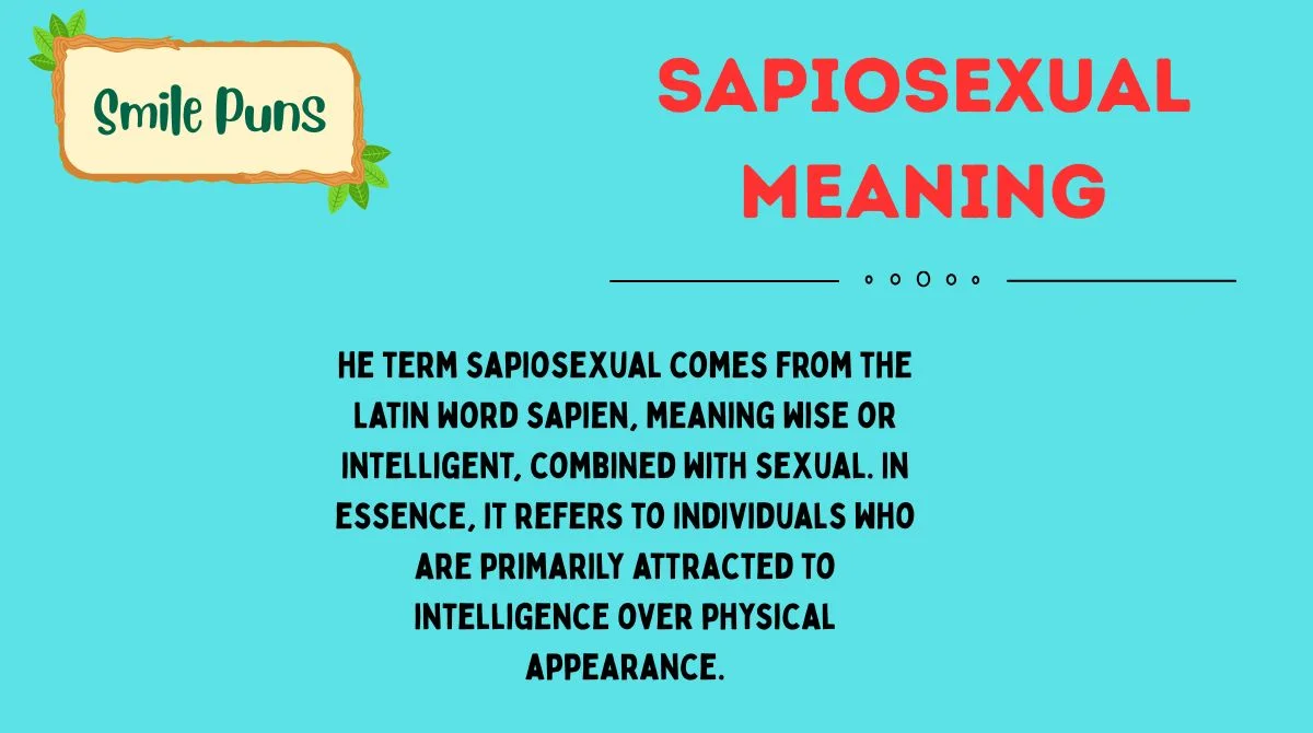 Sapiosexual Meaning